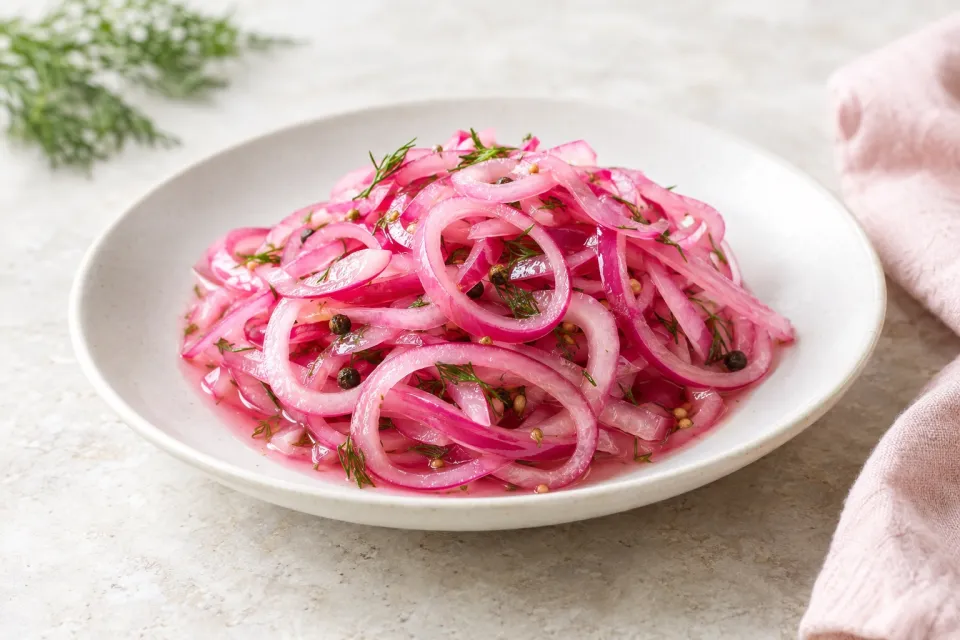 Easy Rapid-Pickled Onions