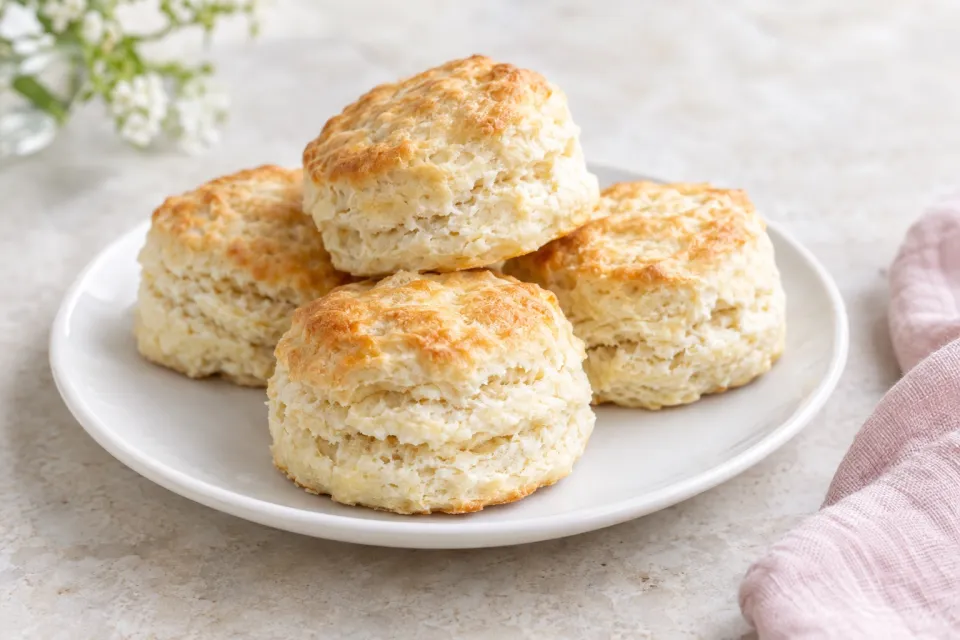 Light and Tender Cream Biscuits