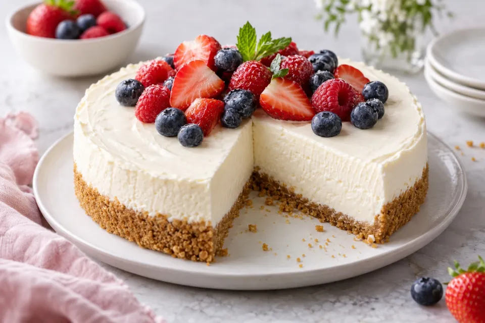 Easy No-Bake Cheesecake