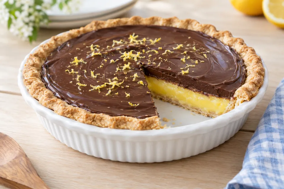 Lemon Chocolate Pie
