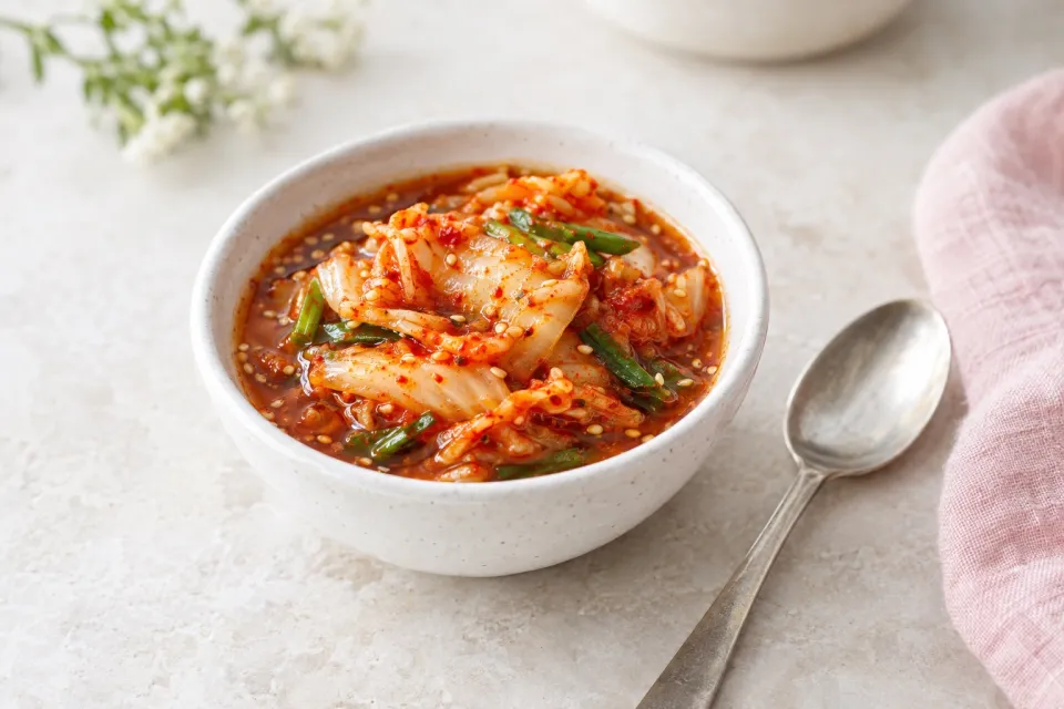 Kimchi and Honey Dipping Sauce