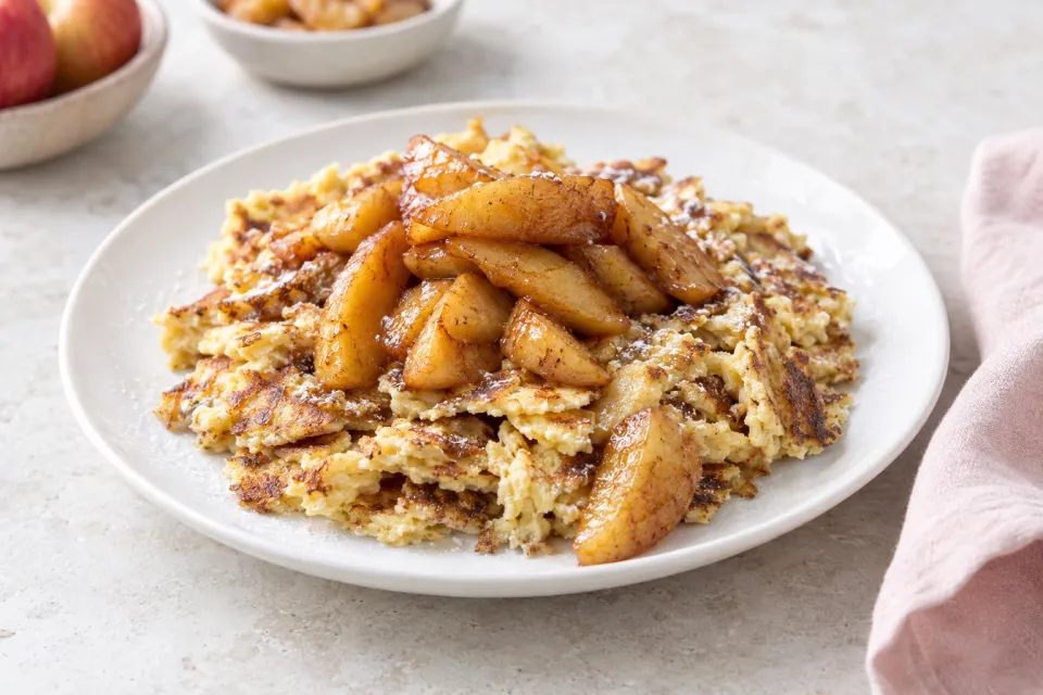 Matzo Brei with Caramelized Apples