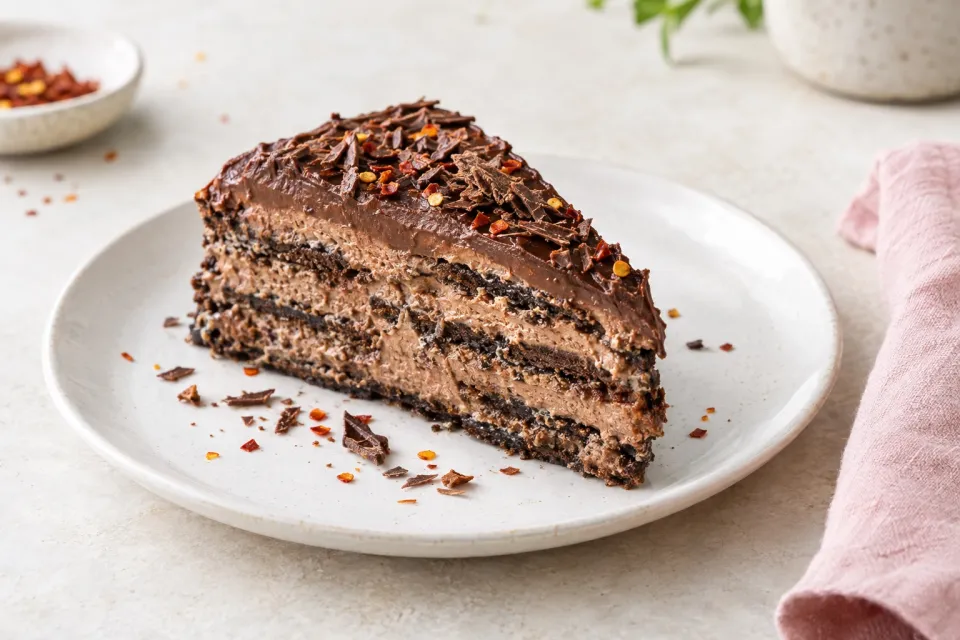 Chocolate-Chile Icebox Cake