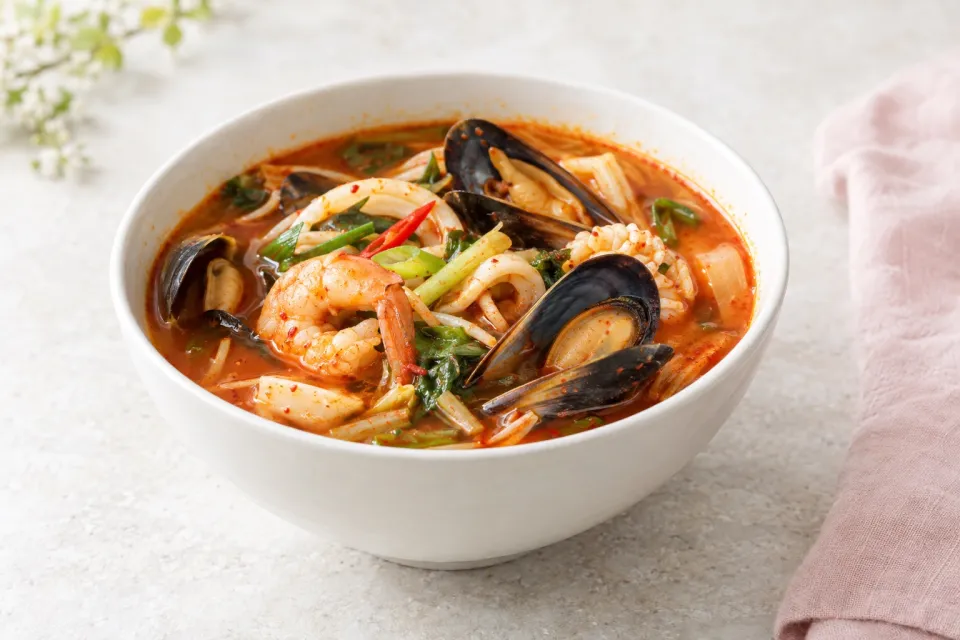 Spicy Korean Seafood Soup