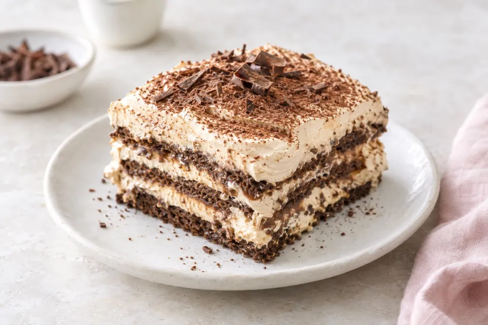 Mocha Mascarpone Icebox Cake