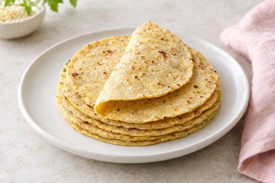 Easy Nixtamalized Corn Tortillas