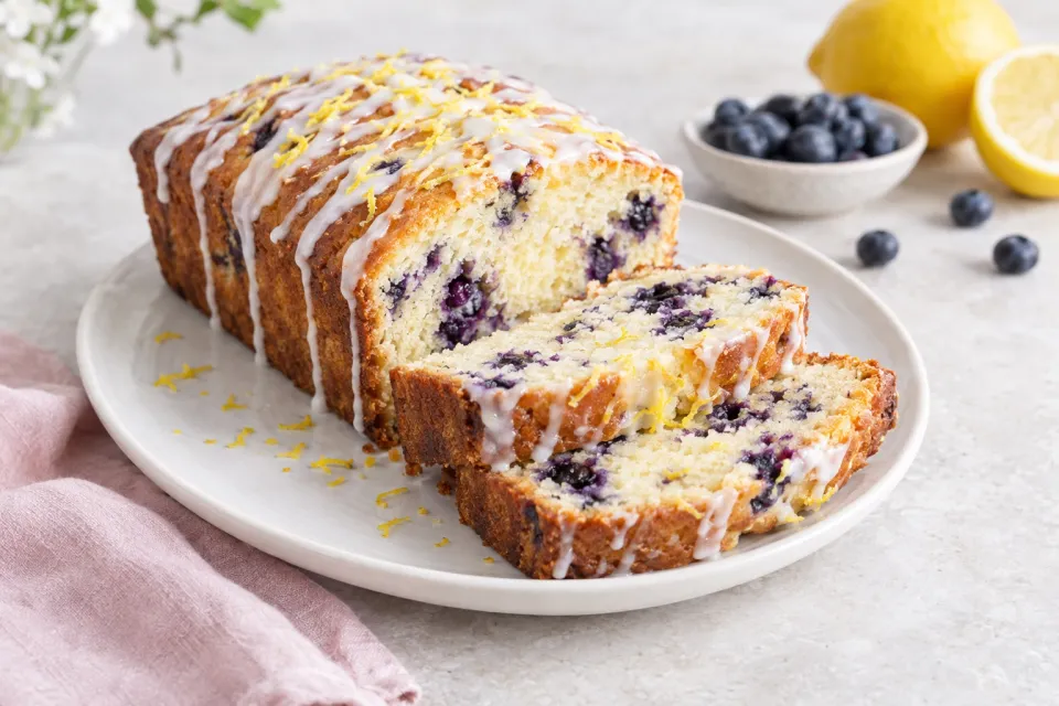 Blueberry Lemon Pound Cake