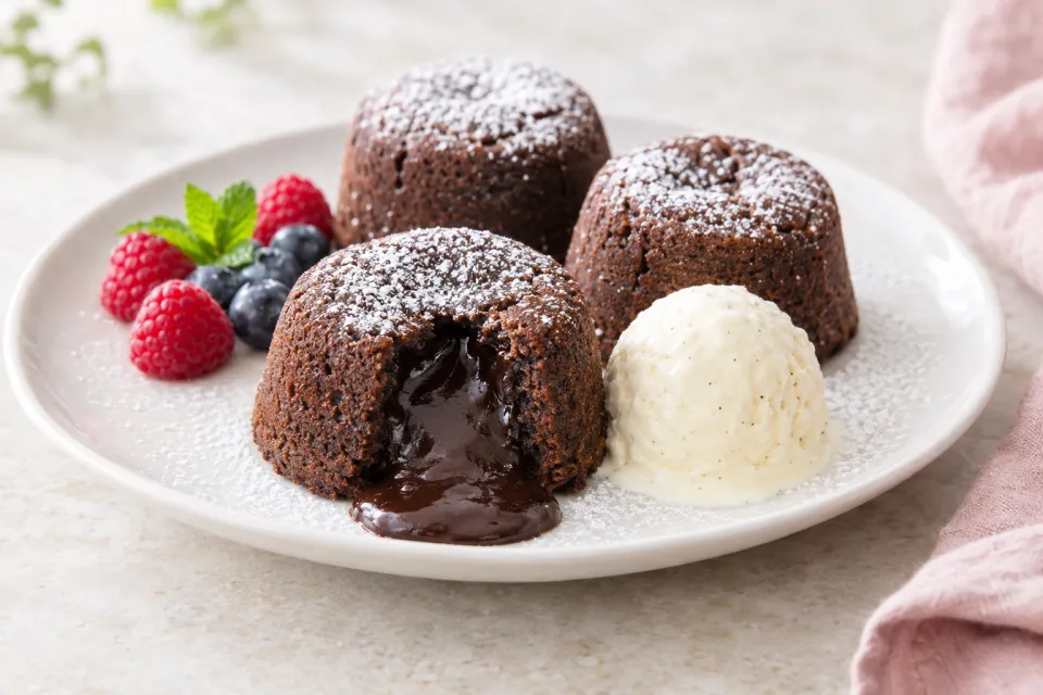 Flourless Chocolate Lava Cakes