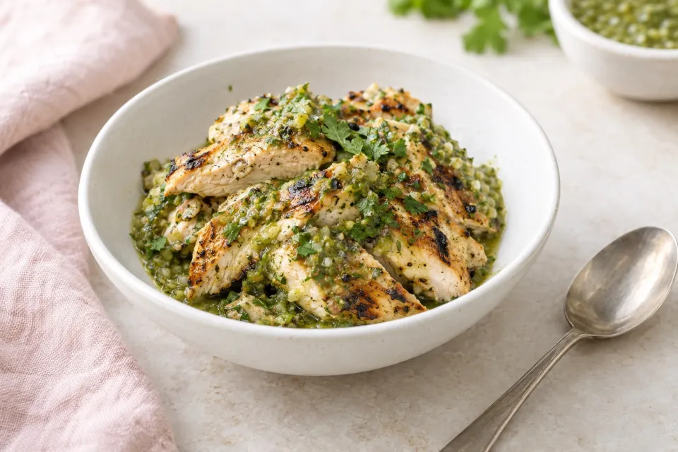 Grilled Salsa Verde Chicken