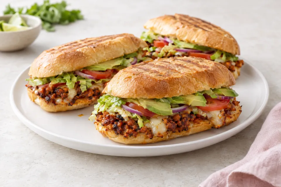 Grill-Pressed Chorizo Tortas