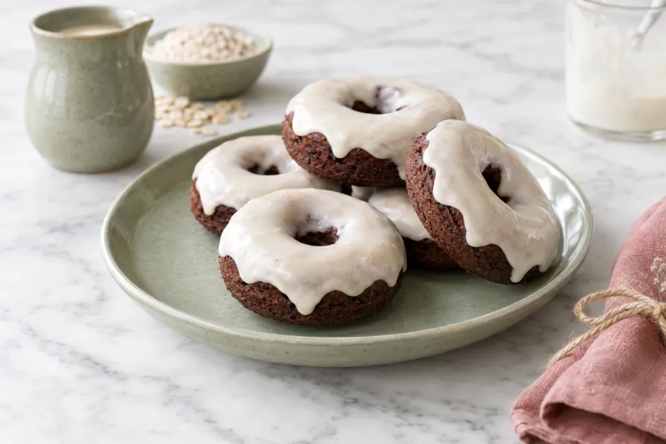 Gluten-Free Baked Chocolate Doughnuts