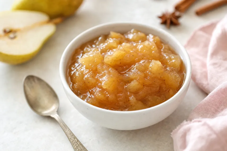 Spiced Vanilla Pear Jam