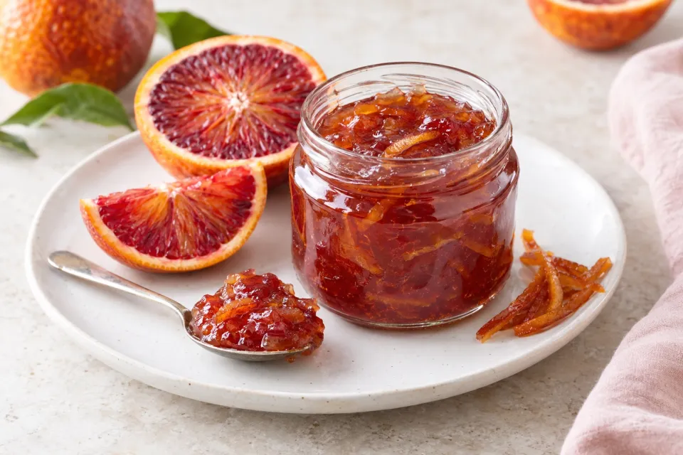 Blood Orange Beaujolais Marmalade
