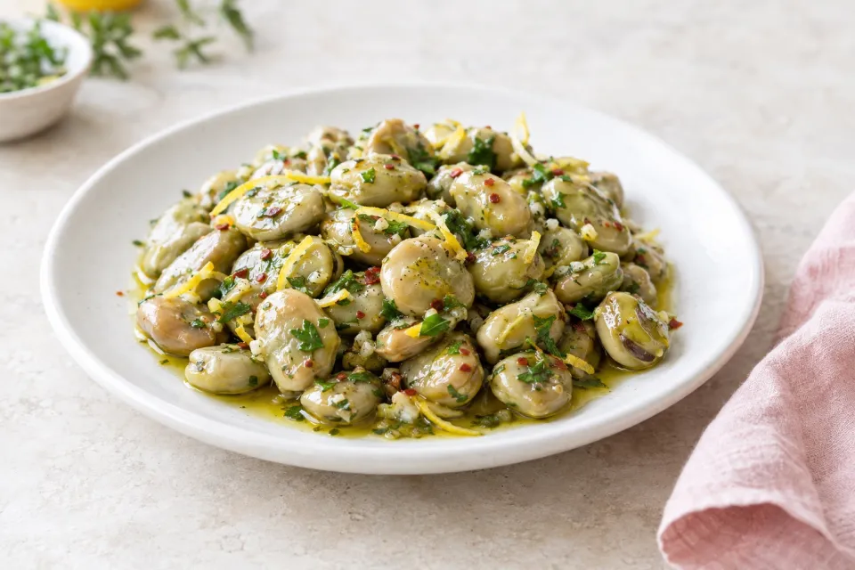 Marinated Fava Beans