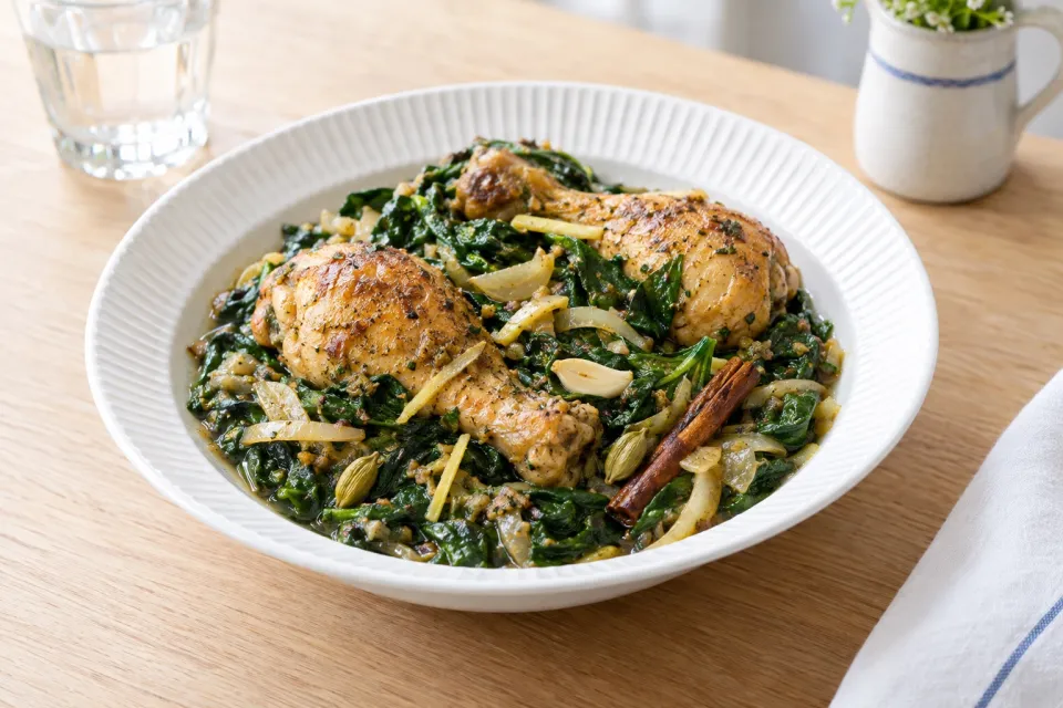 Chicken with Spinach