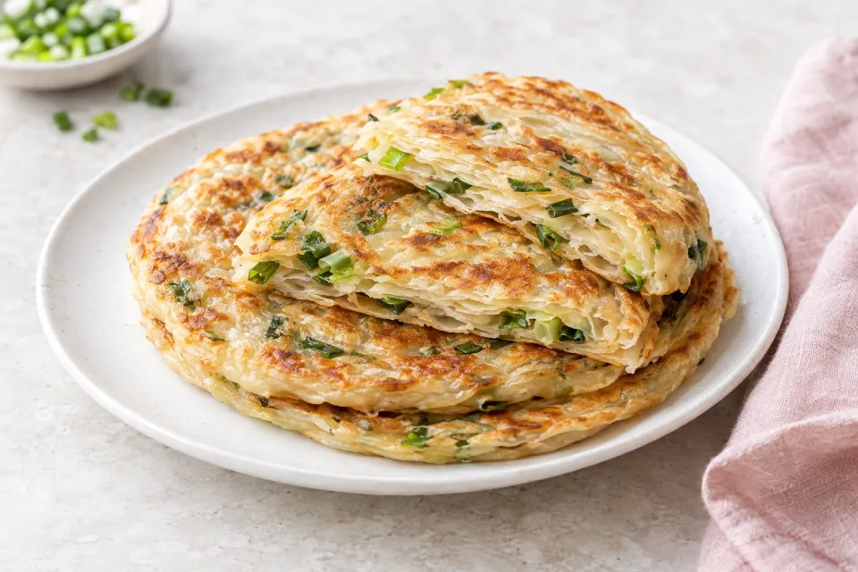 Extra-Flaky Scallion Pancakes