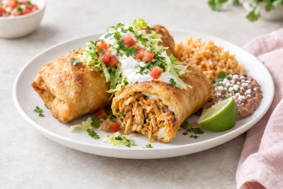 Chicken Chimichangas