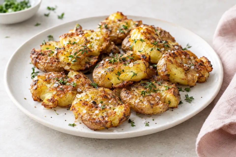 Crispy Smashed Potatoes