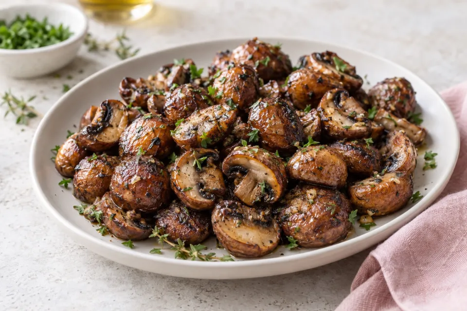 Easy Roasted Mushrooms