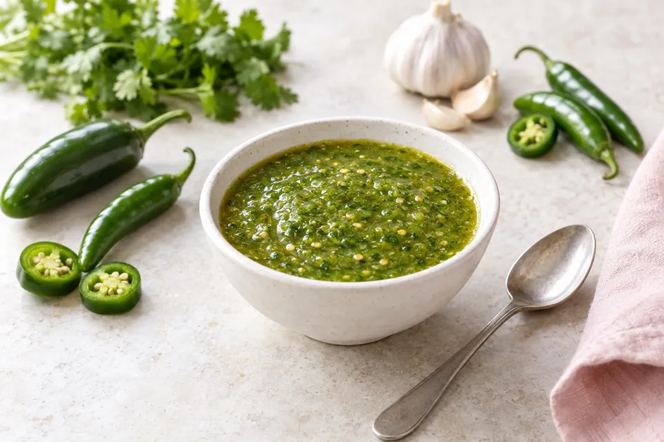 Jalapeño-Serrano Hot Sauce