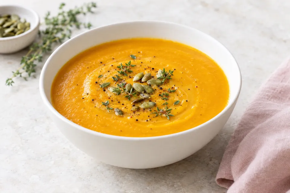 Quick and Easy Stovetop Butternut Squash Soup