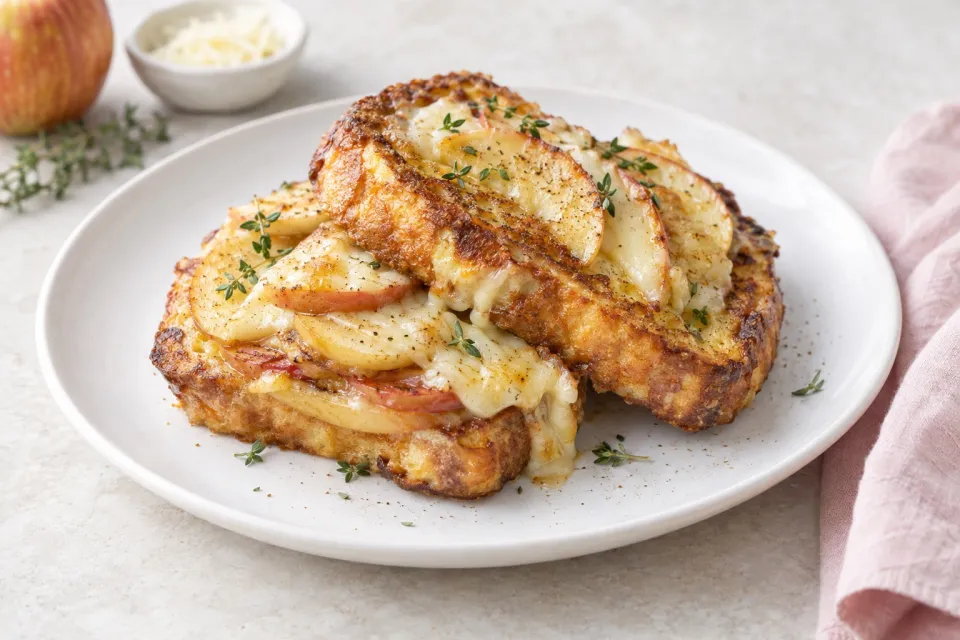 Apple-Gruyère French Toast