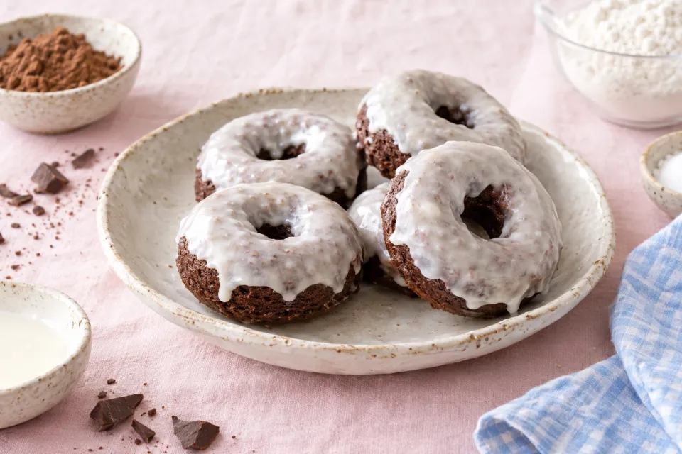 Chocolate Cake Doughnuts