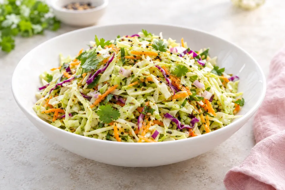 Quick Indian Cabbage Salad