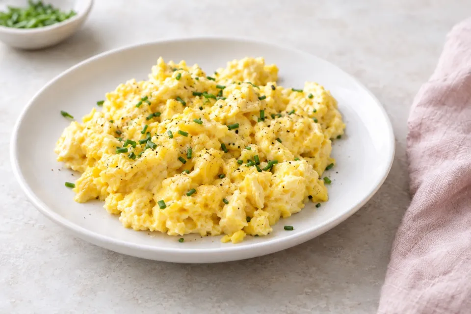 Microwave Scrambled Eggs