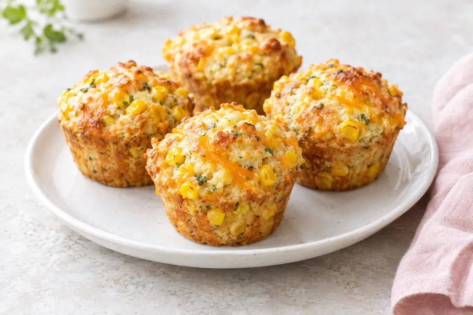 Corn and Cheddar Muffins