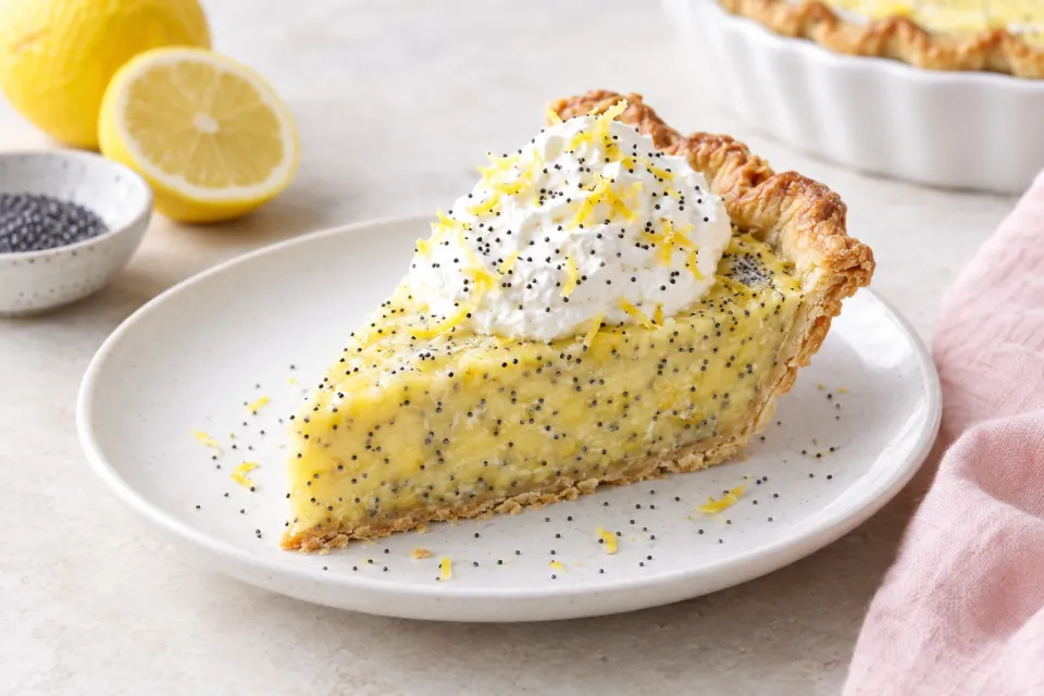 Lemon Poppyseed Pie