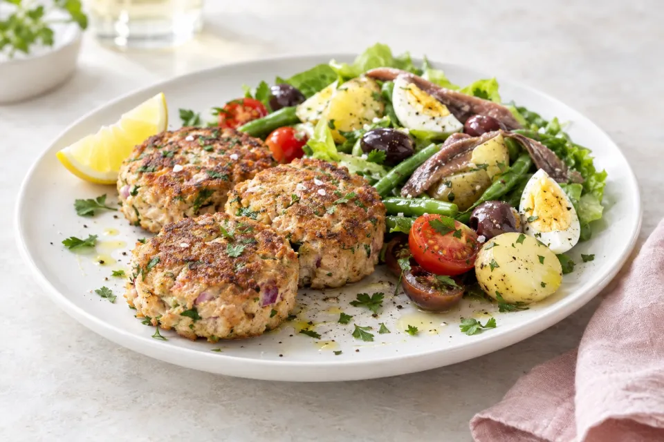 Niçoise Tuna Cakes