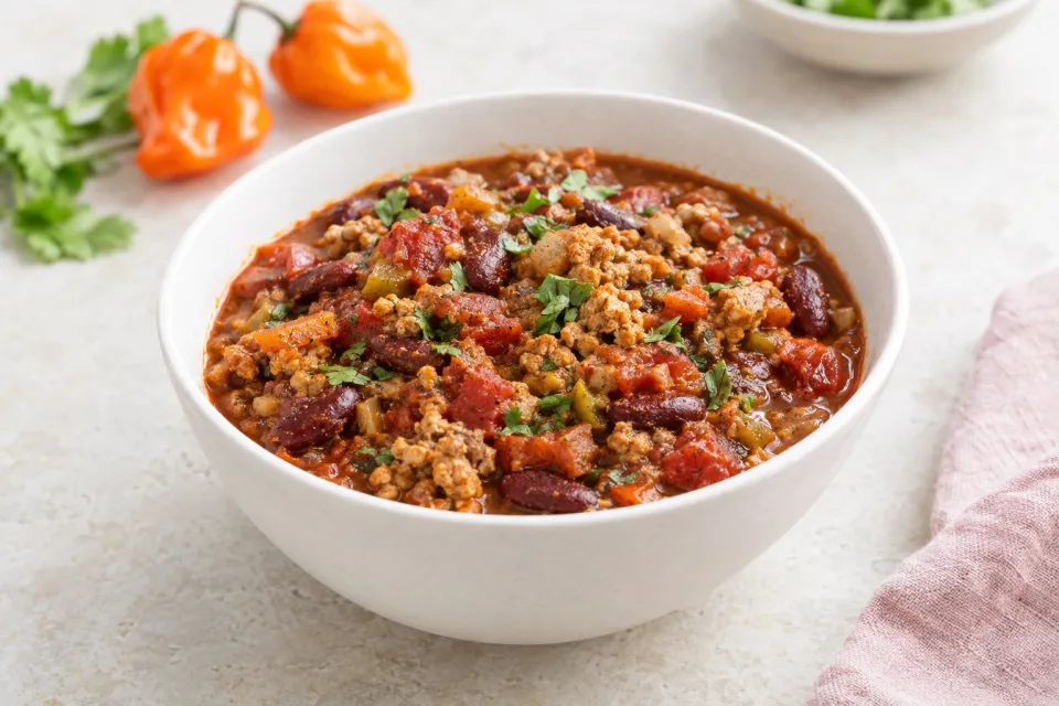Habanero Turkey Chili