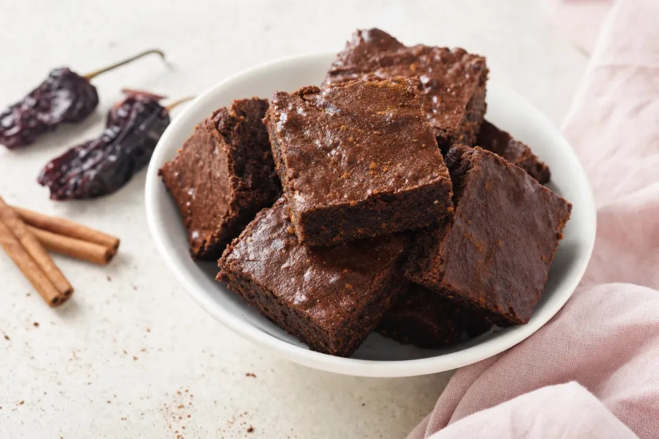 Ancho Chili-Cinnamon Brownies