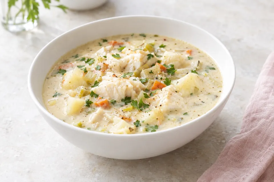 Fannie Farmer's 1918 Fish Chowder