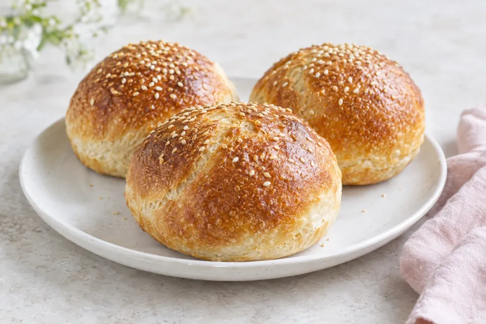Sourdough Hamburger Buns