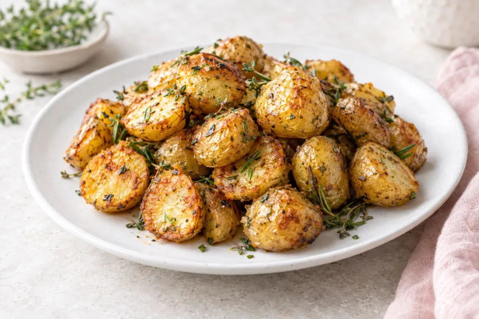 Extra-Crispy Herb-Roasted New Potatoes