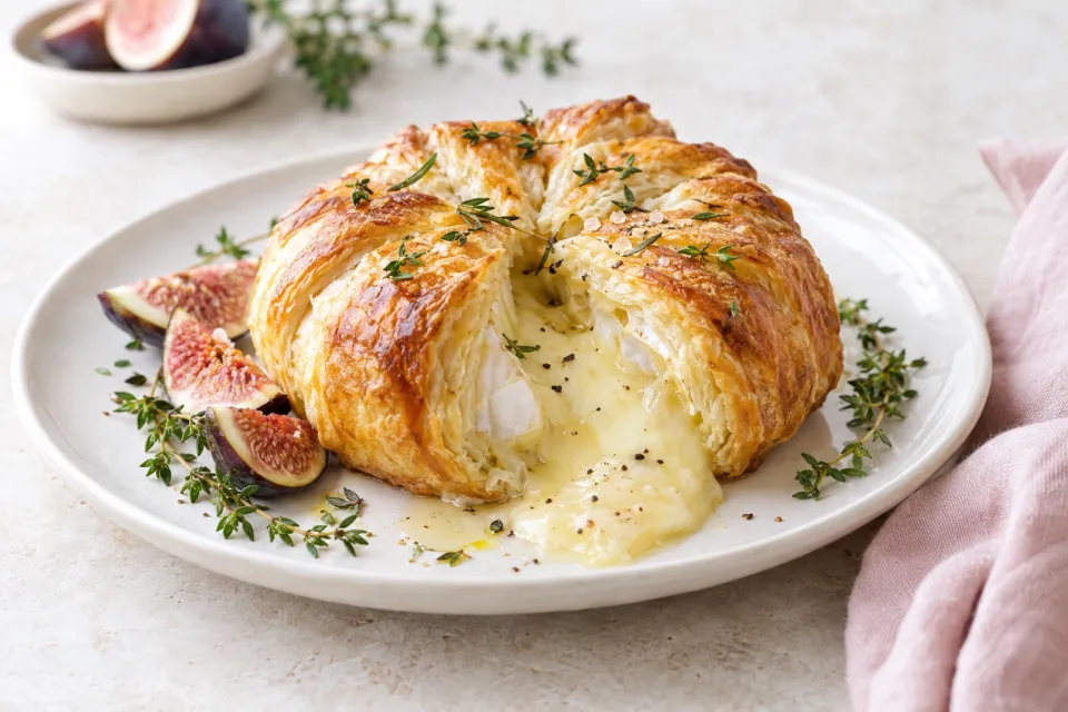 Easy Baked Brie in Puff Pastry