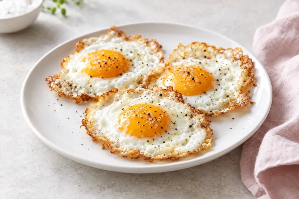 Crispy Fried Eggs