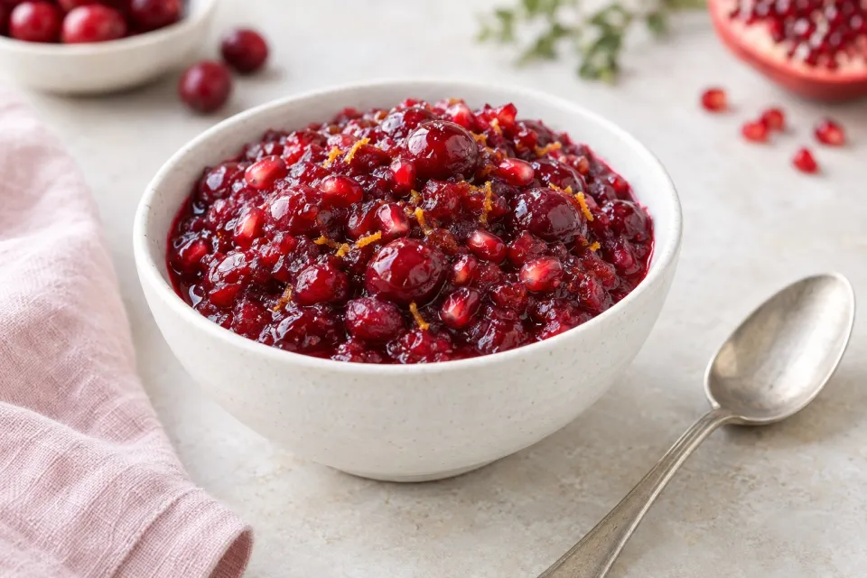 Cranberry-Pomegranate Sauce