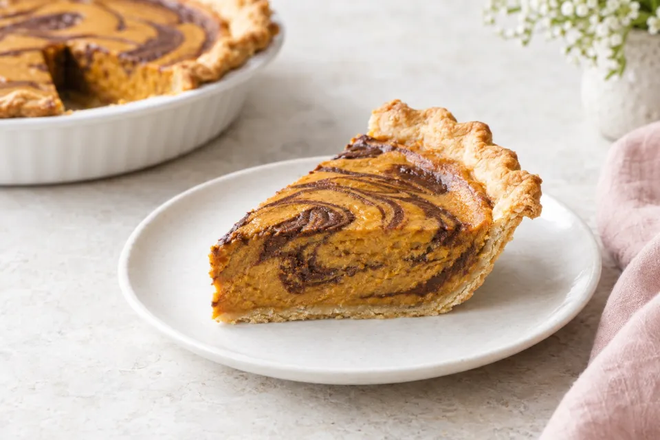 Pumpkin Chocolate Swirl Pie