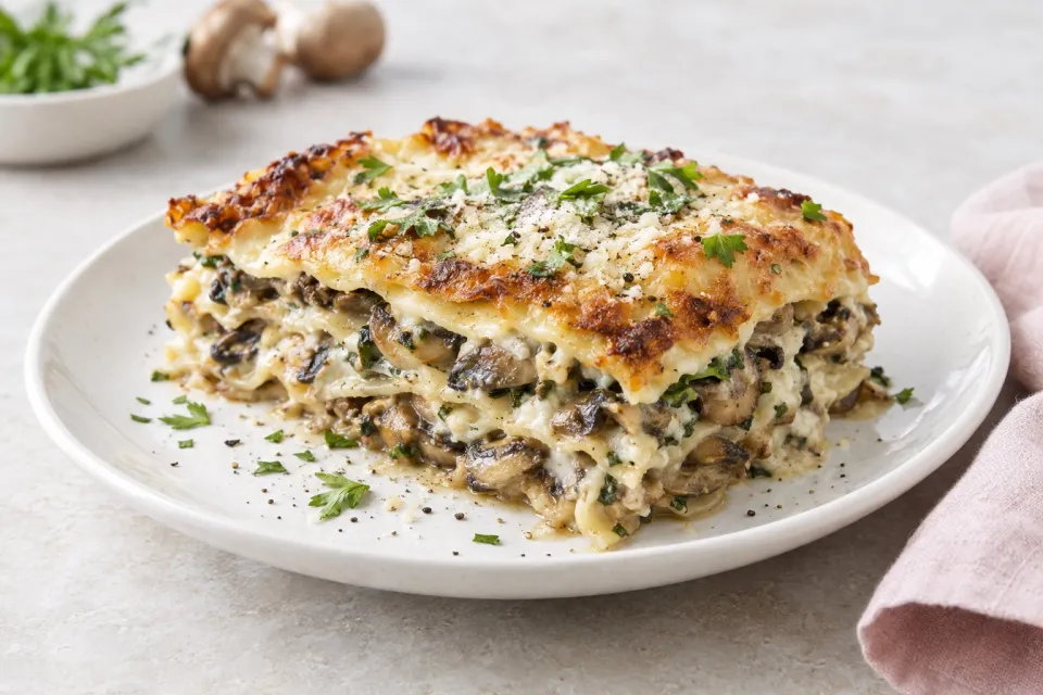 Mushroom Lasagna