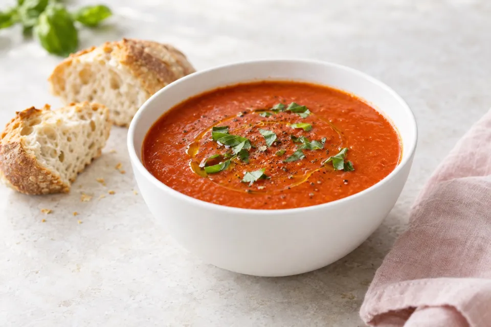 Bread and Tomato Soup