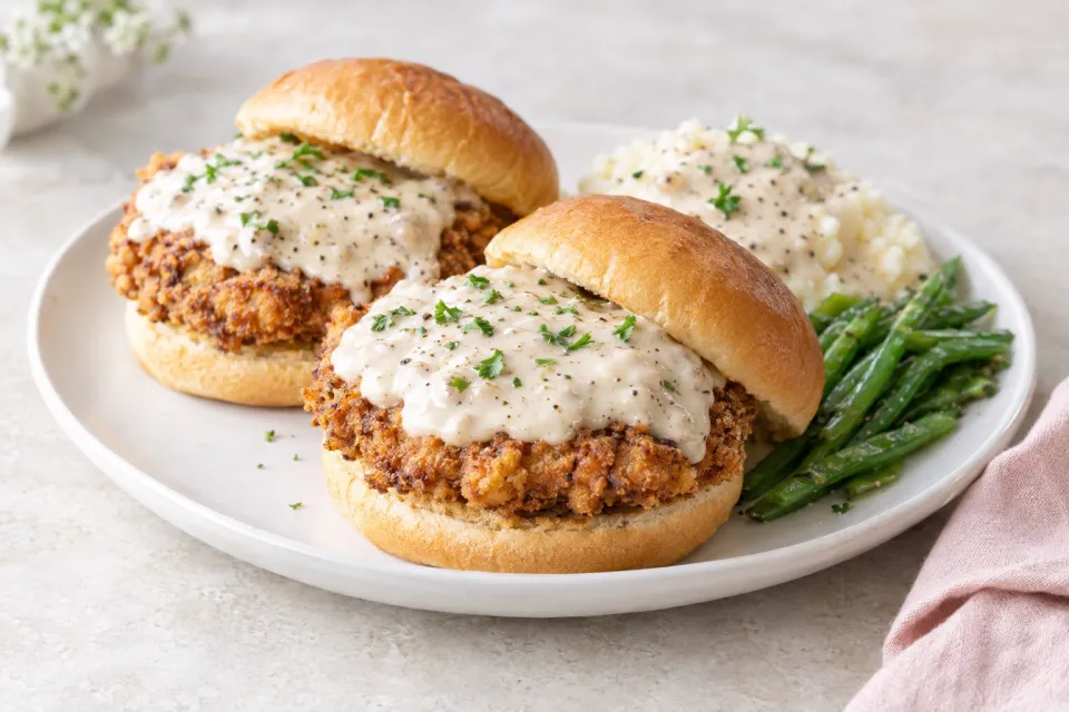 Chicken-Fried Hamburgers