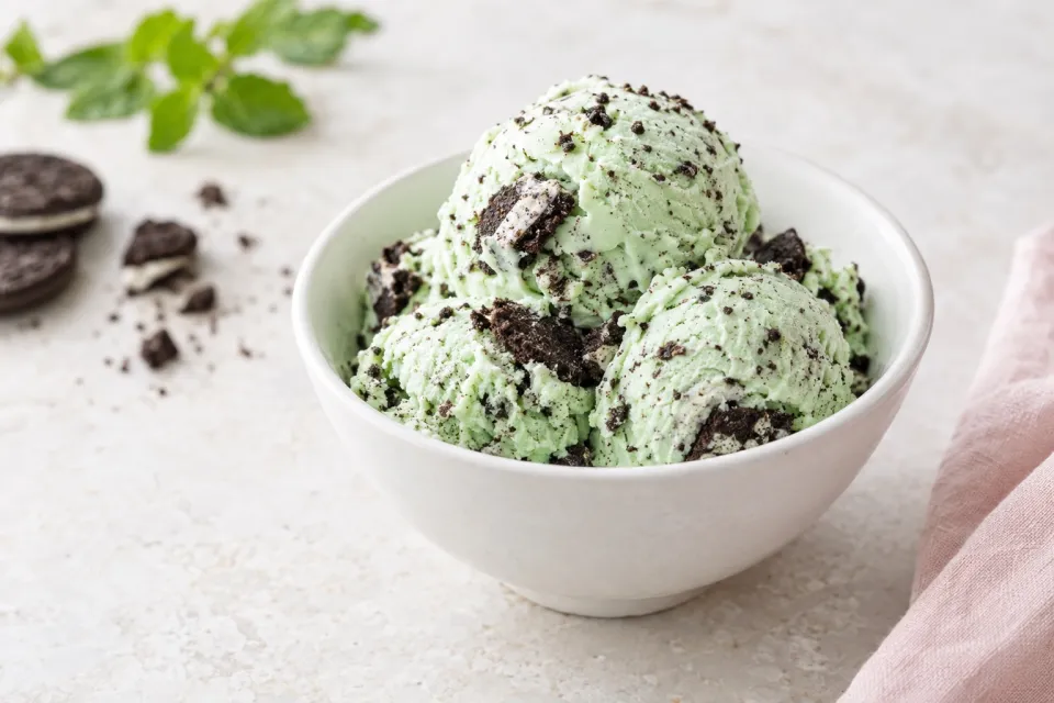Mint Oreo Ice Cream