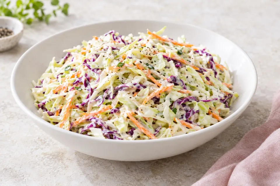Super-Simple Tangy Buttermilk Coleslaw