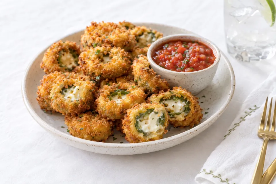 Crispy Deep-Fried Jalapeño Poppers