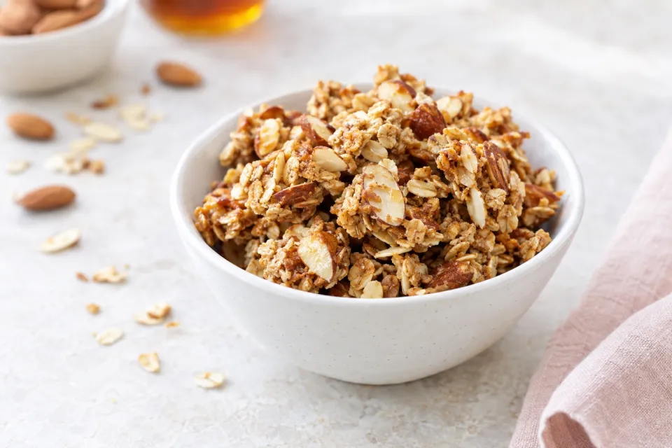 Gluten-Free Almond-Maple Granola Clusters