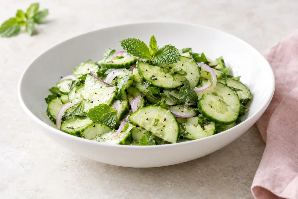 Cucumber and Mint Salad