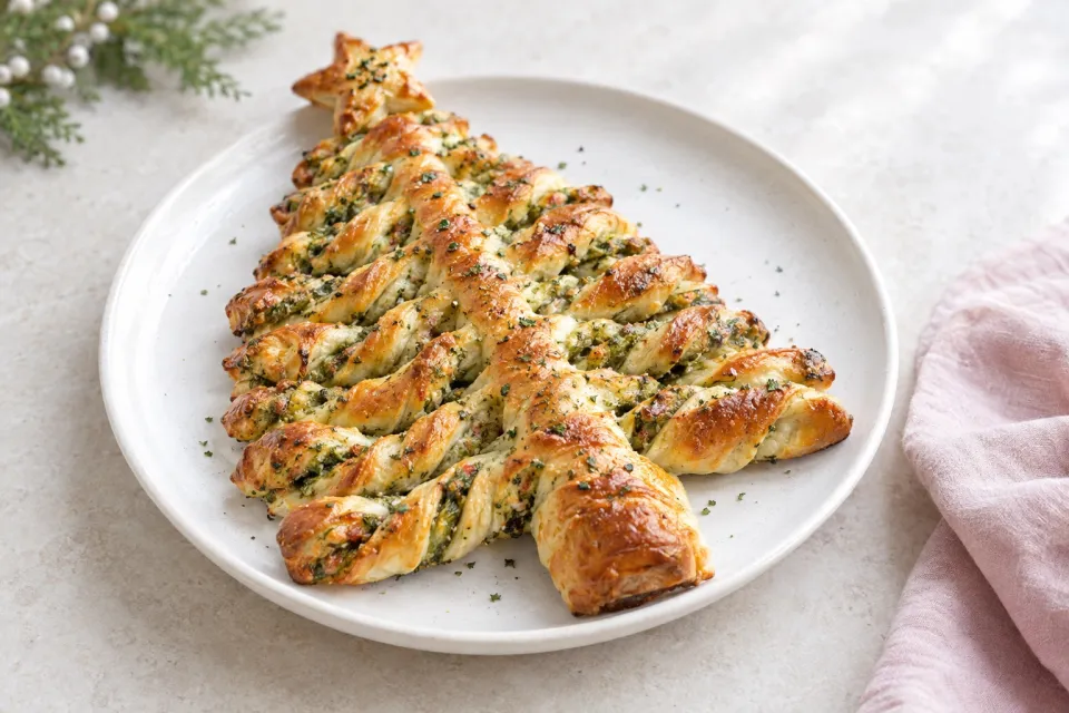 Christmas Tree Bread